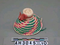 藏品(草編童玩帽)的圖片